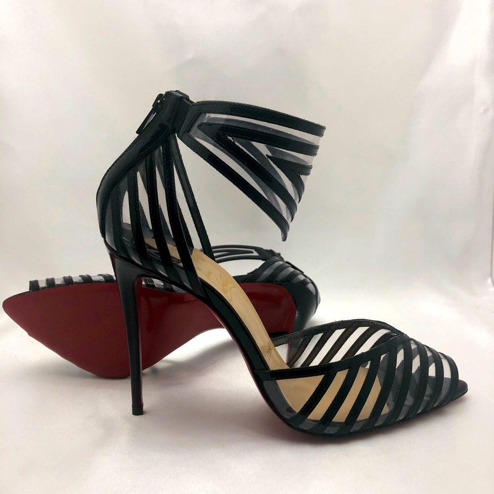 Christian Louboutin Maratena patent leather sandal